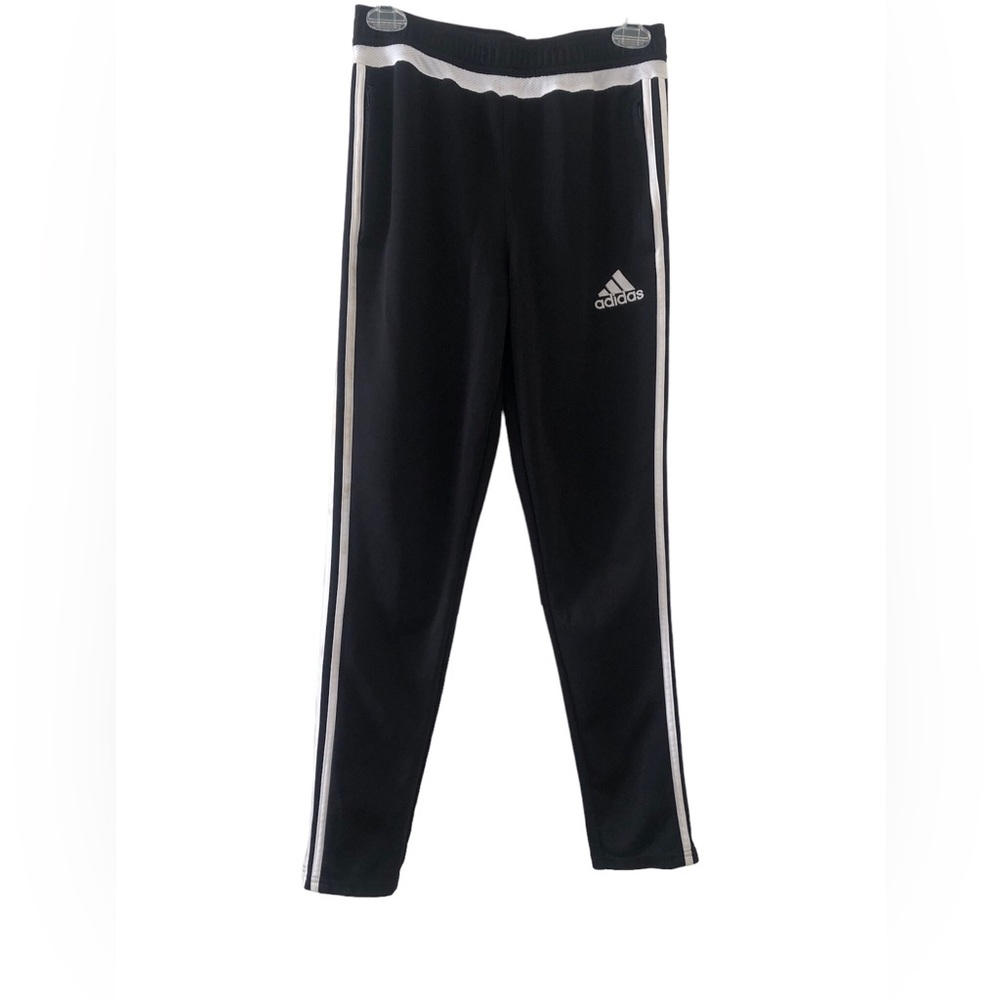 Adidas Youth Black Climacool Sweatpants Sz Large